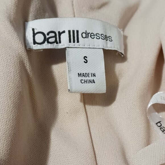 NEW Bar III Rose Gold Metallic Sequin‎ Mini Slip Dress Spaghetti Straps Size S - Picture 4 of 11